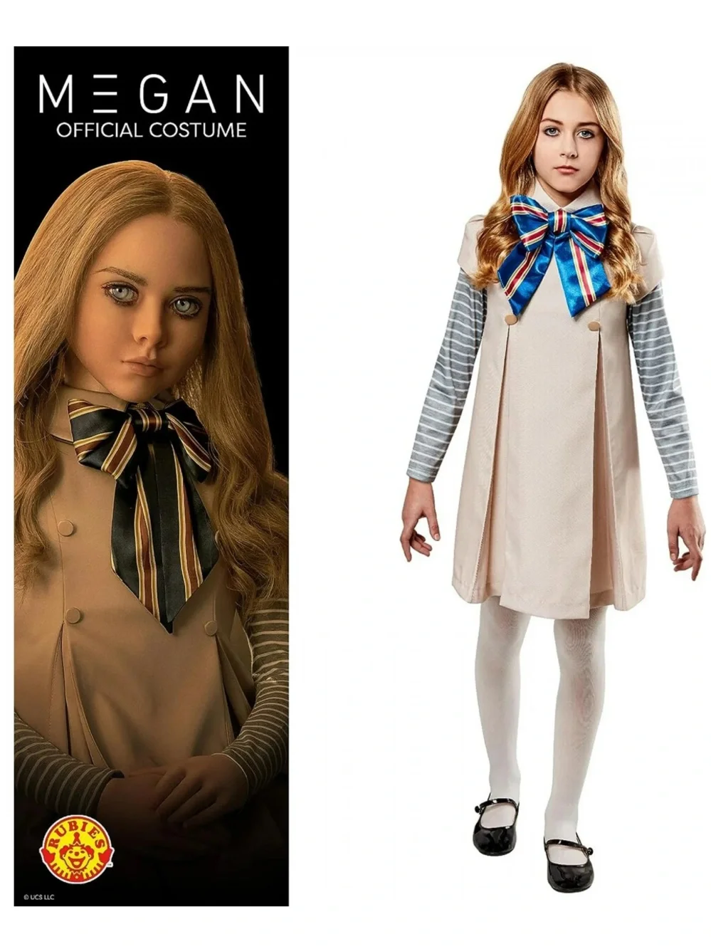 Megan Halloween Costume size medium 7/8 New
